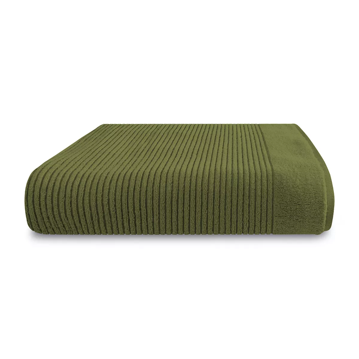 Bath towel 100% cotton 575 gsm plain green Vitae mousse