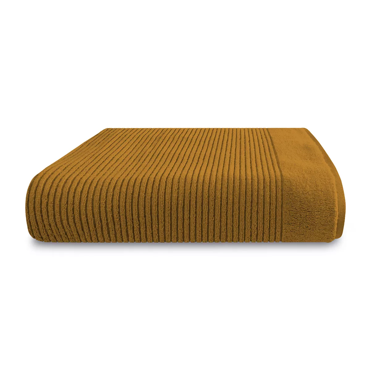 Bath towel 100% cotton 575 gsm plain yellow Vitae ocre