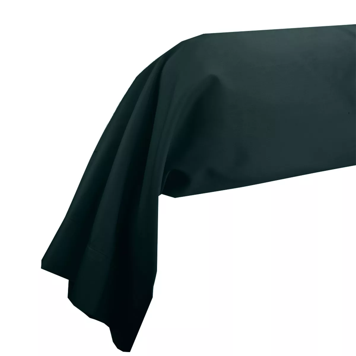 Bolster case cotton sateen 115 gsm plain teal Ava uni vert anglais