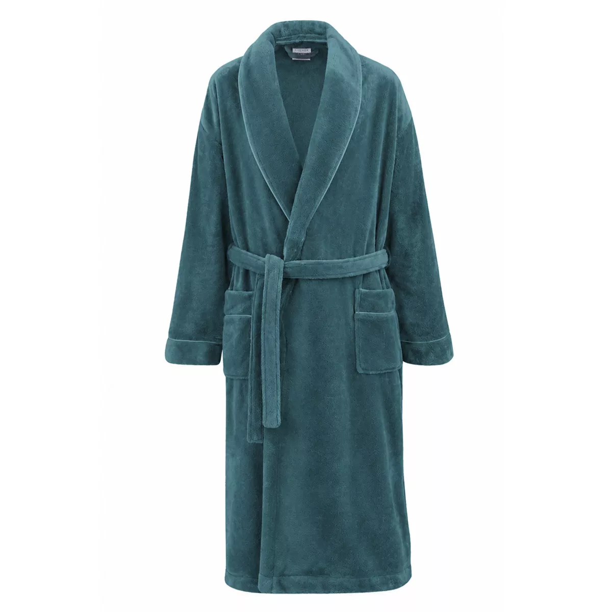 Robe de chambre polyester 290 g/m² uni canard Valmorel pacifique