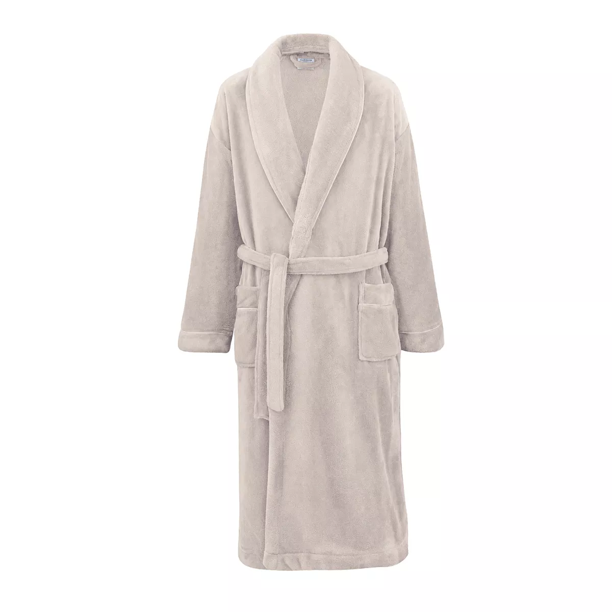 Robe de chambre polyester 290 gsm plain beige Valmorel sable