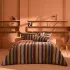 Muster reine baumwolle 200 g/m² gestreift orange braun Wilson brown