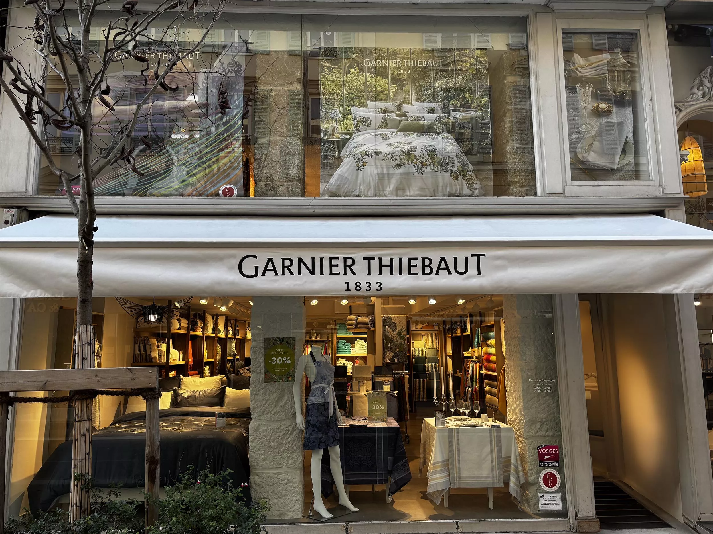 Magasin Garnier Thiebaut de Nice