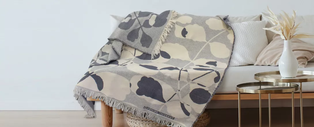 Plaid interieur scandinave
